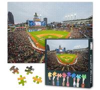 1000 Piece Puzzle for Adults Baseball Art - Jigsaw Puzzles 1000 Pieces, Hard Difficult Challenging Puzzle Cleveland Progressive Field (27.5"x19.7"), Family Game Night Gift & Home Decor