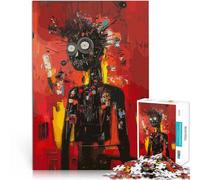1000-piece puzzle for adults “Basquiat style figure” Made of cardboard,for age 14+ Antistress Vacation at home Killing time Gifts Ideas。size:38x52cm/14.96x20.47inch