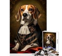 1000-piece Puzzle for Adults Beagle Baroque Jigsaw Puzzles for Adults But Fun And Humorous Help The Brain Exercise Gifts for Friends And Family (50x75cm)