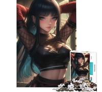 1000 Piece Puzzle For Adults Beautiful Kunoichi Alley for Educational Game Toy Intellectual Game Gifts Birthday Difficult Challenge (Size 38x26cm)