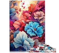 1000 Piece Puzzle For Adults beautiful sea of flowers Relax Games 26x38cm is ideal as gifts for the whole family for teenager Age 14+