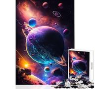 1000 Piece Puzzle For Adults Beyond The Horizon Galaxie Educational Toy Great Gift for Games for Educational Game for Birthday, Chrismas Size 38x26cm