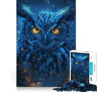 1000-piece Puzzle for Adults Bird Owl Sharp Cut Art Creative Skill Toy Idle Time Game Christmas Calm Gift (38x26cm)