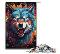 1000 Piece Puzzle For Adults Bizarre Colorful Beasts Game Puzzles for Is Ideal As A Gift for The Whole Family 1000 PCS(38x26cm)