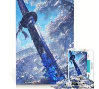 1000 Piece Puzzle For Adults Blade of The Winter Blossoms, Brain Teaser Game, Difficult Hard, Improving Love between Couples 38x26cm