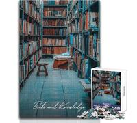 1000 Piece Puzzle For Adults Books And Knowledge Brainteaser Family Games Enhance Memory Anti-Stress Toys Size 50x75cm