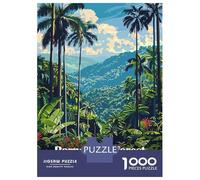 1000 Piece Puzzle for Adults, Borneo Rainforest, Indonesia Artwork, Challenging Brain Teaser, for Puzzle Lovers, Premium Puzzle Pieces, 38x26cm/1000pcs