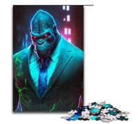 1000 Piece Puzzle For Adults Boss Gorilla in Suit Game Puzzles for Is Ideal As A Gift for The Whole Family 75x50cm