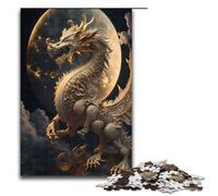 1000 Piece Puzzle For Adults Brave Dragon Game Puzzles for Is Ideal As A Gift for The Whole Family 75x50cm