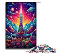 1000 Piece Puzzle For Adults Brilliant Rocket Game Puzzles for Is Ideal As A Gift for The Whole Family 1000 PCS(75x50cm)