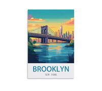 1000 Piece Puzzle for Adults Brooklyn New Yorks Puzzles 1000 pieces puzzles for adult children classic family puzzle indoor 52x38cm