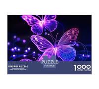 1000 Piece 。 Puzzle for Adults - Butterfly Singular Space - Brain Challenge Toy Game for Kids - 38x26cm/1000pcs