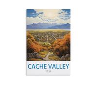 1000 Piece Puzzle for Adults Cache Valley Utah Jigsaw Puzzles for Adults 1000 Piece, Classic Puzzle Teens Boys Girls Puzzles 52x38cm