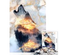 1000 Piece Puzzle For Adults Call of The Golden Horizon Home Decoration Toys Great Gift Practical Game with Matching Poster And Trivia Sheet Size 50x75cm