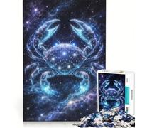 1000 Piece Puzzle For Adults Cancer Crab Zodiac Sigh, Educational Game, Difficult Challenge, Enhance Love between Couples 38x52cm