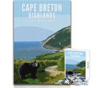1000 Piece Puzzle For Adults Cape Breton Highlands NP Educational Family Game But Fun And Humorous Birthday Gifts Size 38x26cm