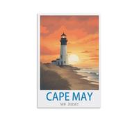 1000 Piece Puzzle for Adults Cape May New Jersey Jigsaw Puzzles for Adults 1000 Piece, Classic Puzzle Teens Boys Girls Puzzles 38x26cm