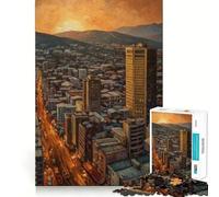 1000 Piece Puzzle For Adults Cape Town South Africa Clean Cut Piece Thinking Skill Game Calm Time Fun Xmas Scene Art (38x26cm)