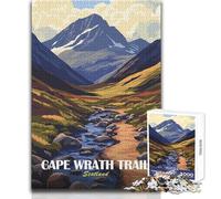 1000 Piece Puzzle For Adults Cape Wrath Trail Scotland Landscape Educational Family Game But Fun And Humorous Birthday Gifts Size 38x26cm