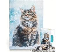 1000 Piece Puzzle For Adults Cats Like The Cold, Impossible Game, Staycation Kill Time, Birthday Present,Travel Gifts, 50x75cm