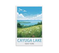 1000 Piece Puzzle for Adults Cayuga Lake New York Puzzles Micro Pieces Challenging Difficult Puzzles Christmas Birthday Gift Game Toys 50x70cm