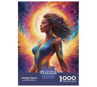 1000 Piece Puzzle for Adults, Celestial Goddess Artwork, Mindfulness Activity, Festive Season Fun, Precision Cut Pieces, 70x50cm/1000pcs