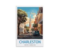 1000 Piece Puzzle for Adults，Charleston South Carolina For Kids And Adults, Personalised Assembling Jigsaw Fun Game 52x38cm