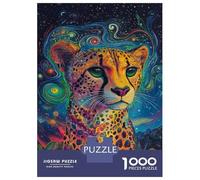 1000-piece Puzzle for Adults Cheetah Dreamscape Puzzles for Adults Toy Wall Decor Home Decoration Unique Birthday And Xmas Gifts 70x50cm/1000pcs