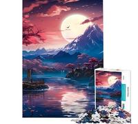 1000 Piece Puzzle For Adults Cherry Blossom Japan Art Fun Activities at Home Home Art Decor Relaxing Games Suitable for Ages 14 And Up (50x75cm)