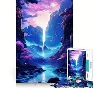 1000 Piece Puzzle For Adults Cherry Dreams Neon Peaks Accurate Joint Fun Mental Skill Game Peace Time Play Xmas Art Gift (38x52cm)