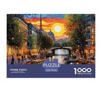 1000 Piece 。 Puzzle for Adults - Cityscape Architecture A Ferry - Brain Challenge Toy Game for Kids - 70x50cm/1000pcs
