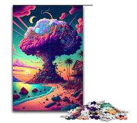 1000 Piece Puzzle For Adults Colorful Big Tree Game Puzzles for Is Ideal As A Gift for The Whole Family 75x50cm