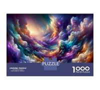 1000 Piece Puzzle For Adults Colorful Clouds in Space Adult Jigsaw Puzzle Relaxing Games Birthday Present Deal As Gifts for The Whole Family 52x38cm/1000pcs