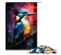 1000 Piece Puzzle For Adults Colorful Drawing of Woodpecker Game Puzzles for Is Ideal As A Gift for The Whole Family 1000 PCS(75x50cm)