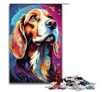 1000 Piece Puzzle For Adults Colorful Psychedelic Animal Beagle Game Puzzles for Is Ideal As A Gift for The Whole Family 1000 PCS(75x50cm)