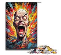 1000 Piece Puzzle For Adults Colorful Psychedelic Bald Head Game Puzzles for Is Ideal As A Gift for The Whole Family 1000 PCS(38x26cm)
