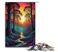 1000 Piece Puzzle For Adults Colorful Psychedelic Jungle Game Puzzles for Is Ideal As A Gift for The Whole Family 1000 PCS(38x26cm)
