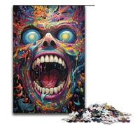 1000 Piece Puzzle For Adults Colorful Psychedelic Monster Game Puzzles for Is Ideal As A Gift for The Whole Family 1000 PCS(38x26cm)