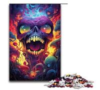 1000 Piece Puzzle For Adults Colorful Psychedelic Neon Monster Game Puzzles for Is Ideal As A Gift for The Whole Family 1000 PCS(75x50cm)