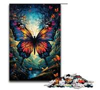 1000 Piece Puzzle For Adults Colorful Psychedelic Psychedelic Butterfly Game Puzzles for Is Ideal As A Gift for The Whole Family 1000 PCS(75x50cm)