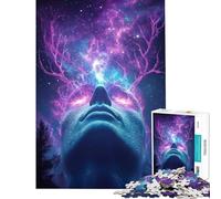 1000 Piece Puzzle For Adults Cosmic Awakening Help The Brain Exercise Presents for Women Educational Toy for 14+ Puzzle Game Offered (38x26cm)