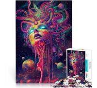 1000 Piece Puzzle For Adults Cosmic Medusa Family Game for and 50x75cm is ideal as a gift for the whole family for for Age 14
