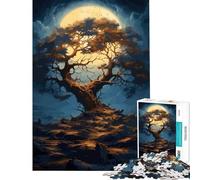 1000 Piece Puzzle For Adults Cosmic Tree of Life for Educational Game Challenge Toy for Educational Game A Work of Art Great Gifts for Games (Size 38x26cm)