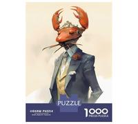1000 Piece Puzzle for Adults, Crab Treasured Artwork, Relaxing Puzzle Experience, Festive Season Fun, Pieces, 38x26cm/1000pcs