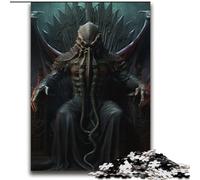 1000-piece Puzzle for Adults Cthulhu On His Throne Deco Brainteaser Family Games Perfect Decoration Anti-Stress Toys (size 38x52cm)