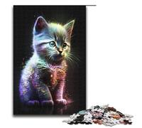 1000 Piece Puzzle For Adults Cute Stars Kitten Game Puzzles for Is Ideal As A Gift for The Whole Family 75x50cm