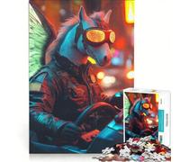 1000 Piece Puzzle For Adults Cyberpunk Pegasus Driver, Educational Games, Improve Memory, Unique Birthday And Xmas Gifts 50x75cm