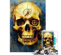 1000 Piece Puzzle For Adults Dada Skull One Jigsaws for Adults Hands-on Game Perfect Decoration Deal As Gifts for The Whole Family (Size 38x26cm)