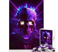 1000-piece Puzzle for Adults Data Skulls Jigsaw Puzzles for Adults But Fun And Humorous Help The Brain Exercise Gifts for Friends And Family (38x52cm)