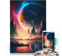 1000 Piece Puzzle For Adults Dawn Celestial Landscape Familienspiel für und Lustige Aktivitäten für zu Hause, Geburtstagsgeschenk, Reisegeschenk,75x50cm